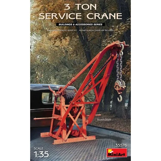 MiniArt 35576 1/35 3 ton Service Crane - Military Vehicles & Tanks