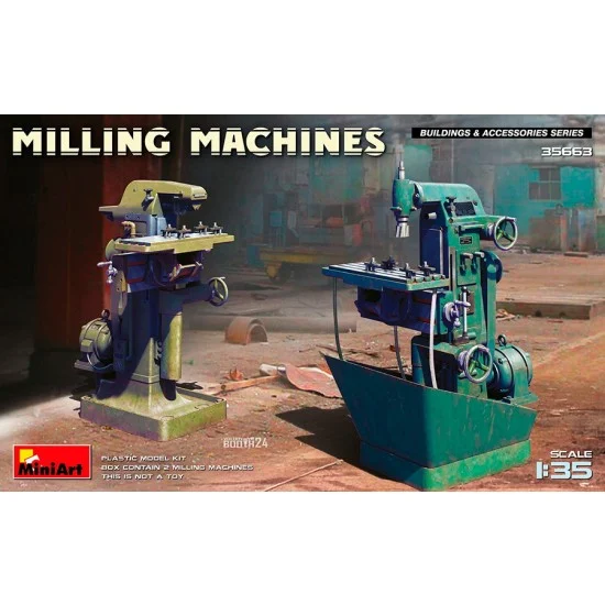 MiniArt 35663 1/35 Milling Machines (2 kits) - Scenics & Diorama