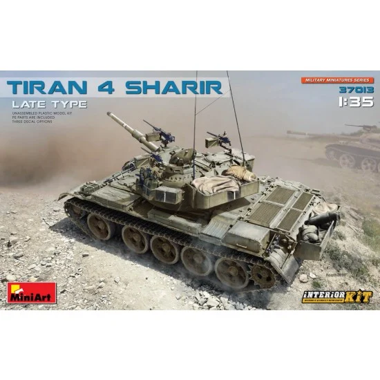 MiniArt 37013 1/35 Tiran 4 Sharir Late Type [Interior Kit] - Military Vehicles & Tanks