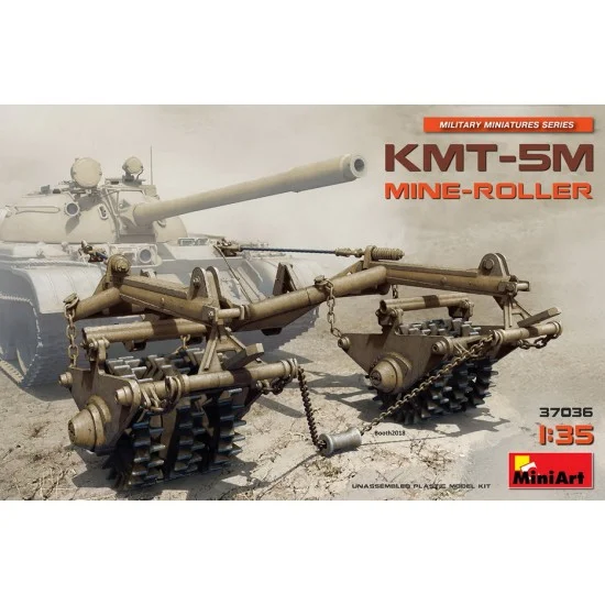 MiniArt 37036 1/35 Soviet Tank Mine Clearing Device KMT-5M Mine-Roller