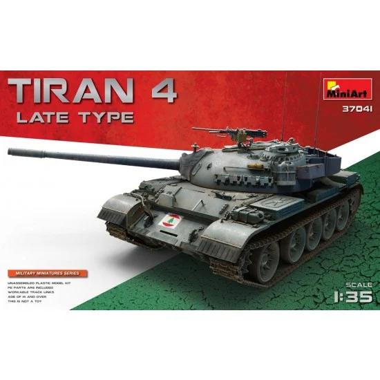 MiniArt 37041 1/35 Tiran 4 Late Type Medium Tank - Military Vehicles & Tanks