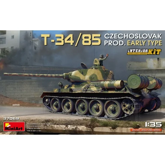 MiniArt 37069 1/35 T-34/85 Czechoslovak Production Early Type [Interior Kit]