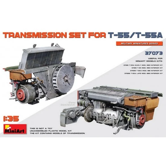 MiniArt 37073 1/35 Transmission Set for T-55/T-55A