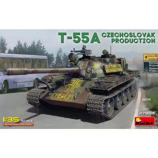MiniArt 37084 1/35 T-55A Czechoslovak Production