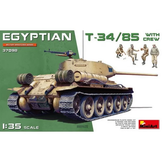 MiniArt 37098 1/35 Egyptian T-34/85 w/Crew