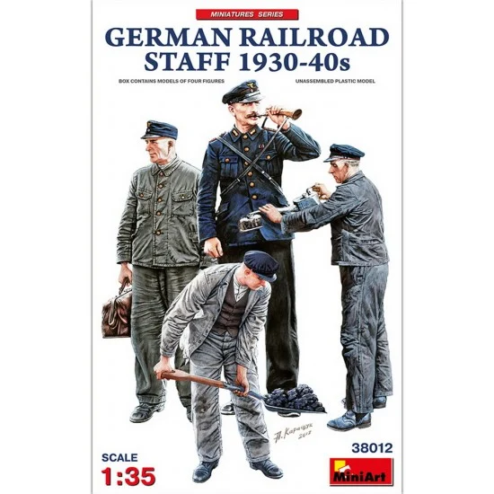 MiniArt 38012 1/35 German Railroad Staff 1930-40s