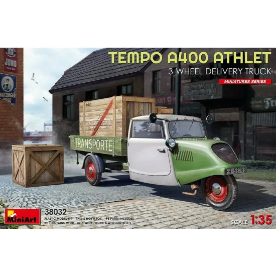 MiniArt 38032 1/35 Tempo A400 Athlet 3-Wheel Delivery Truck
