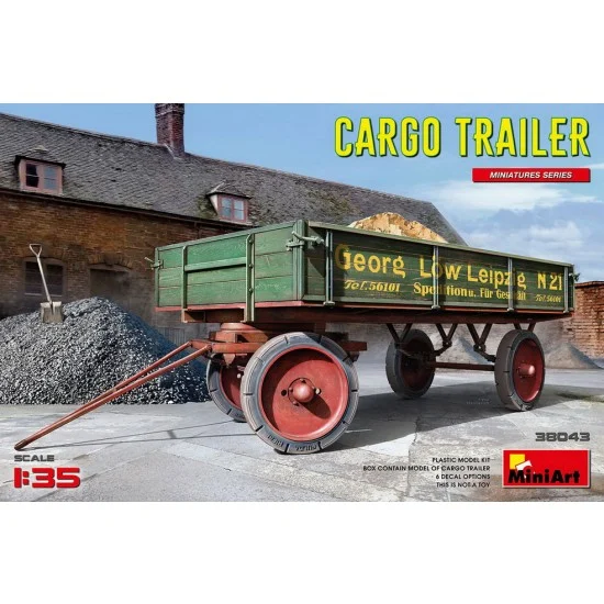 MiniArt 38043 1/35 German Cargo Trailer - Military Vehicles & Tanks