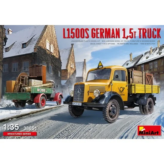 MiniArt 38051 1/35 German 1.5t Truck L1500S - Military Vehicles & Tanks