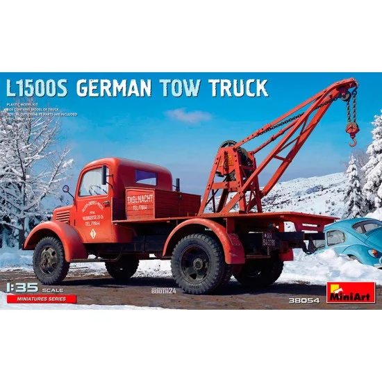 MiniArt 38054 1/35 German L1500S Tow Truck - Military Vehicles & Tanks