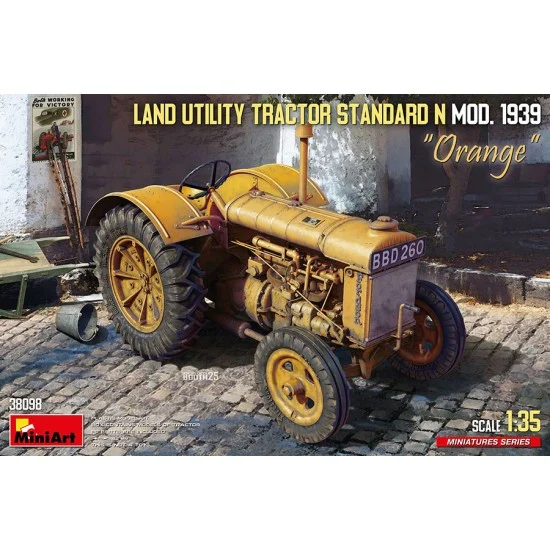 MiniArt 38098 1/35 Land Utility Tractor Standard N ''Orange'' Mod. 1939 - Military Vehicles & Tanks