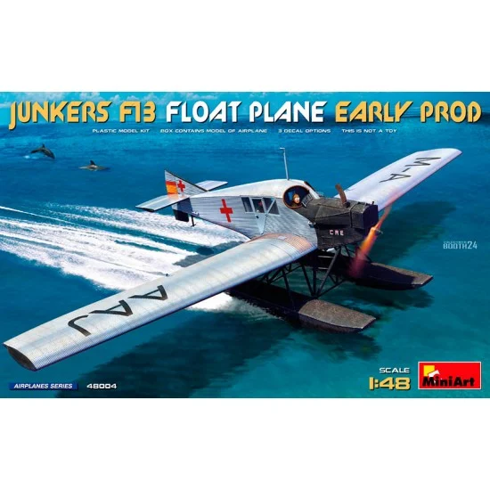 MiniArt 48004 1/48 Junkers F13 Float Plane (Early Production) - Model Planes