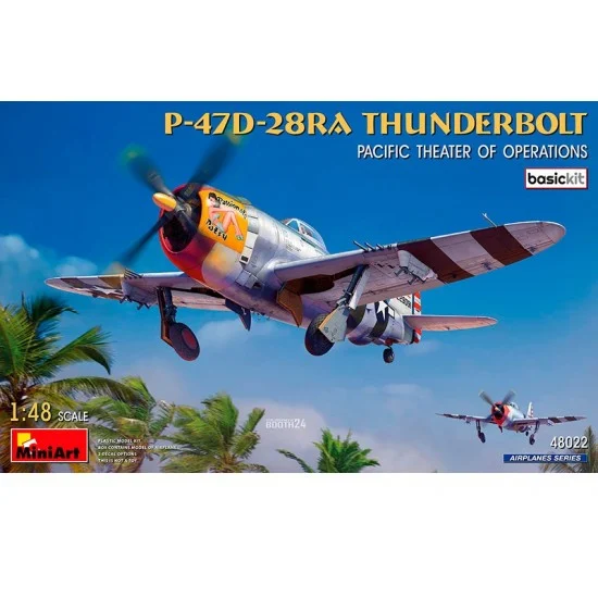 MiniArt 48022 1/48 P-47D-28RA Thunderbolt, Pacific Theater of Operations [Basic Kit]