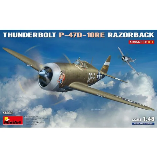 MiniArt 48030 1/48 Thunderbolt P-47D-10RE Razorback Advanced Kit