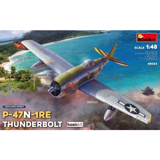 MiniArt 48064 1/48 Republic P-47N-1RE Thunderbolt Basic Kit
