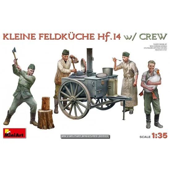 MiniArt 53011 1/35 Kleine Feldkuche Hf.14 with Crew - Military Vehicles & Tanks