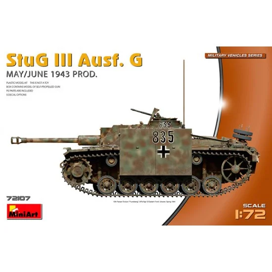 MiniArt 72107 1/72 Stug III Ausf. G May/June 1943 - Military Vehicles & Tanks