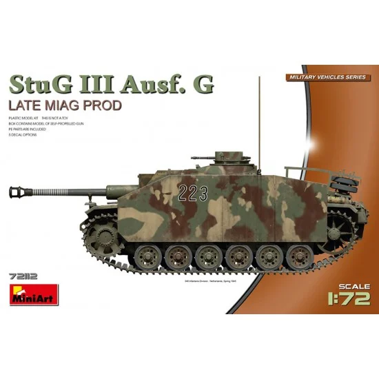 MiniArt 72112 1/72 StuG III Ausf. G Late Miag Production - Military Vehicles & Tanks