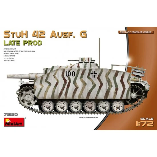 MiniArt 72120 1/72 StuH 42 Ausf. G Late Production - Military Vehicles & Tanks