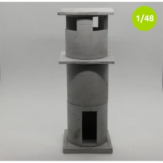 MacOne 48006 1/48 Watchtower (total height 140 mm, base 48 x 48 mm) - Scenics & Diorama