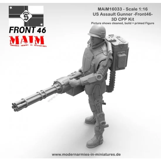 MAiM 16033 1/16 What If 1946 - US Assault Gunner w/Railgun Front46