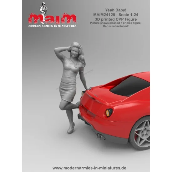 MAiM 24129 1/24 Pin Up Girl - "Yeah Baby, Show Me Your Smile!"