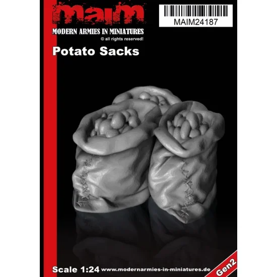 MAiM 24187 1/24 Potato Sacks - Scenics & Diorama