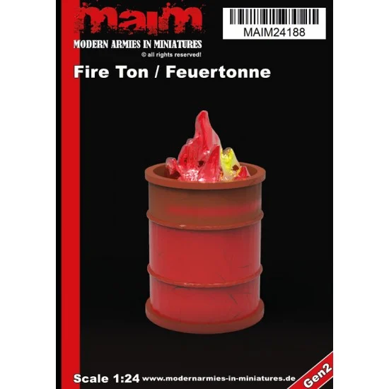 MAiM 24188 1/24 Fire Ton - Scenics & Diorama