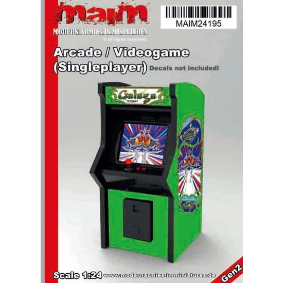 MAiM 24195 1/24 Arcade / Videogame (Singleplayer) - Scenics & Diorama