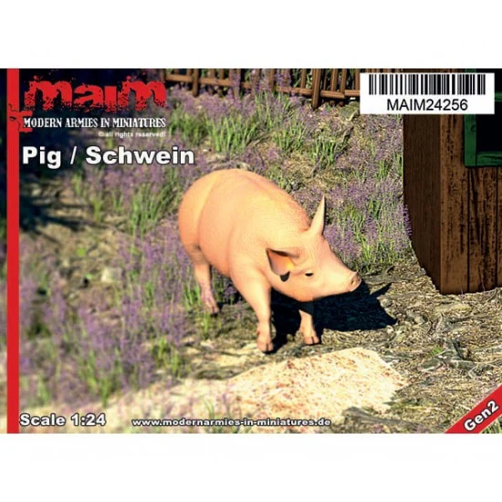 MAiM 24256 1/24 Pig - Scenics & Diorama