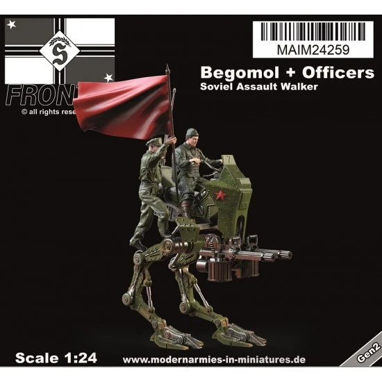 MAiM 24259 1/24 Begomol Officer & Driver - Soviet Assault Walker [Front46]