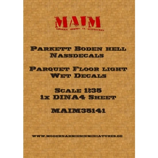 MAiM 35141 1/35 Parquet Floor Light Decals - Military Vehicles & Tanks