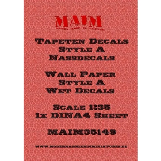 MAiM 35149 1/35 Tapeten Decals - Style A