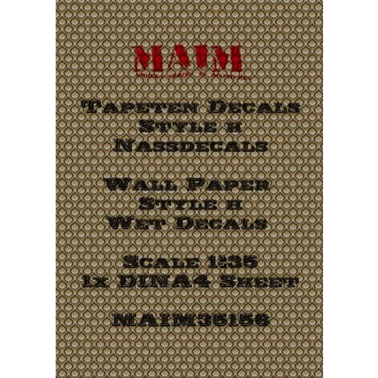 MAiM 35156 1/35 Tapeten Decals - Style H