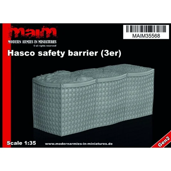 MAiM 35568 1/35 Hasco Safety Barrier (3er) - Scenics & Diorama