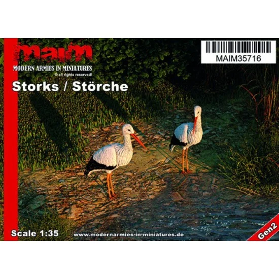 MAiM 35716 1/35 Storks/Storche (2pcs) - Scenics & Diorama