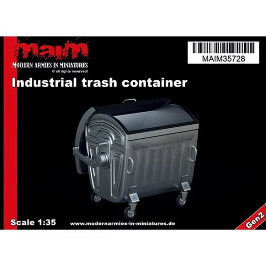 MAiM 35728 1/35 Industrial Trash Container - Scenics & Diorama