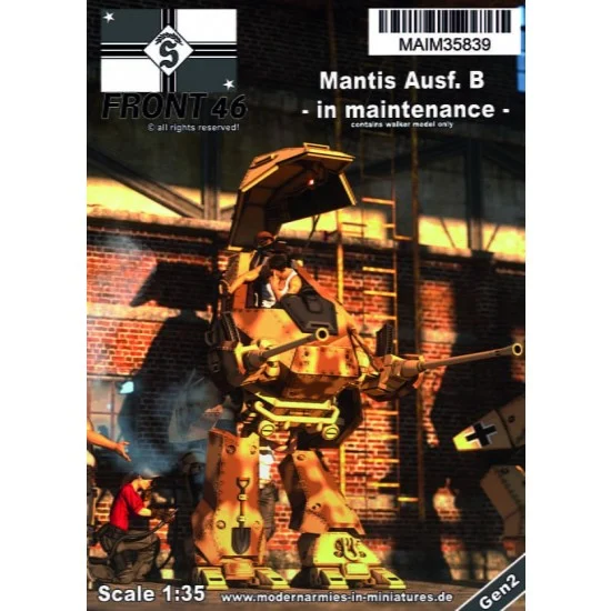 MAiM 35739 1/35 Pilot Climbing To Cockpit of Mantis Ausf. B (Incl. Ladder) - Model Figures