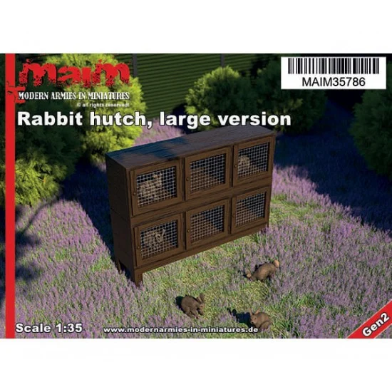 MAiM 35786 1/35 Rabbit Hutch Large Version - Scenics & Diorama
