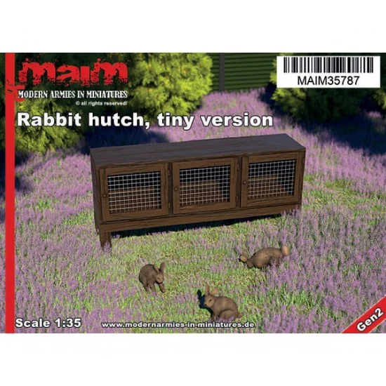MAiM 35787 1/35 Rabbit Hutch Tiny Version - Scenics & Diorama