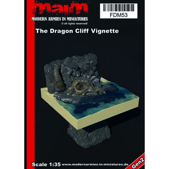 MAiM FDM53 1/35 The Dragon Cliff Vignette - Scenics & Diorama