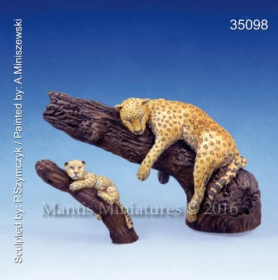 Mantis Miniatures 35098 1/35 Animals Set Vol.26 - Leopards