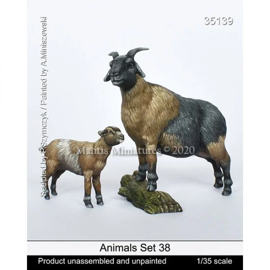 Mantis Miniatures 35139 1/35 Animals Set #38 - Scenics & Diorama
