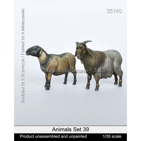 Mantis Miniatures 35140 1/35 Animals Set #39 - Scenics & Diorama