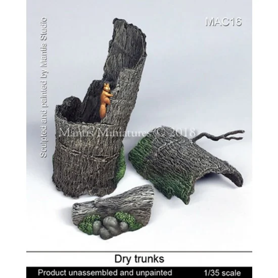 Mantis Miniatures MAC16 1/35 Dry Trunks - Scenics & Diorama