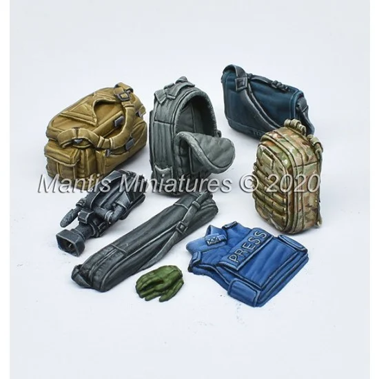 Mantis Miniatures MAC23 1/35 TV / PRESS Accessories - Scenics & Diorama