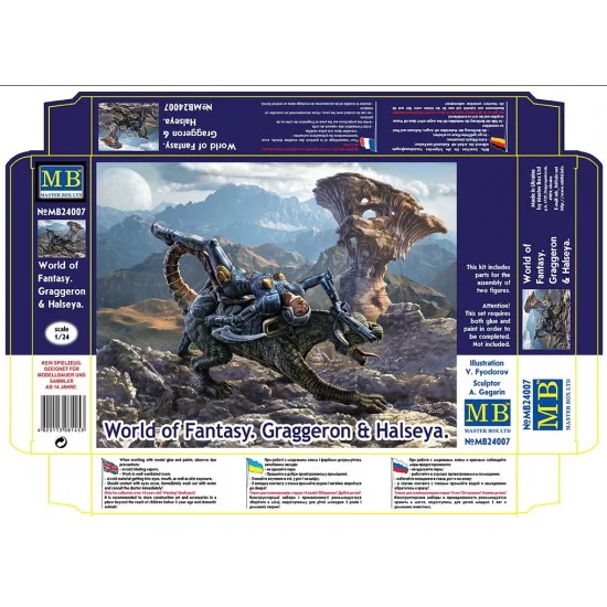 Master Box 24007 1/24 World of Fantasy Serie No.1 - Graggeron and Halseya