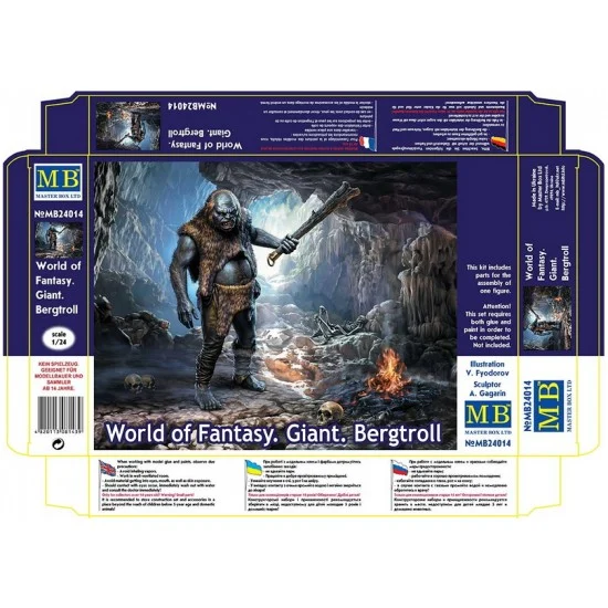 Master Box 24014 1/24 World of Fantasy Serie - "Giant. Bergtroll"