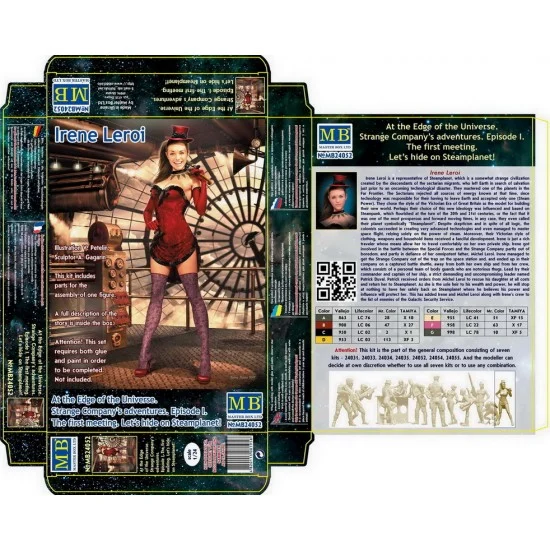 Master Box 24052 1/24 Strange Company's Space Adventures Series - Irene Leroi