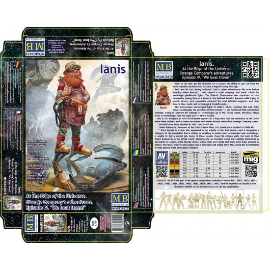 Master Box 24070 1/24 Ianis At the Edge of the Universe - Strange Company's Adventures Episode IV